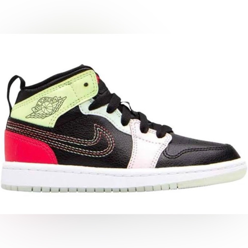 Air Jordan 1 Mid SE PS 'Glow in the Dark'